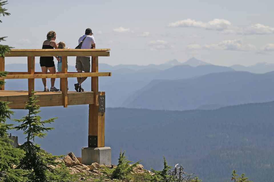 View from Mount Washington, photo by Mount Washington Alpine Resort
